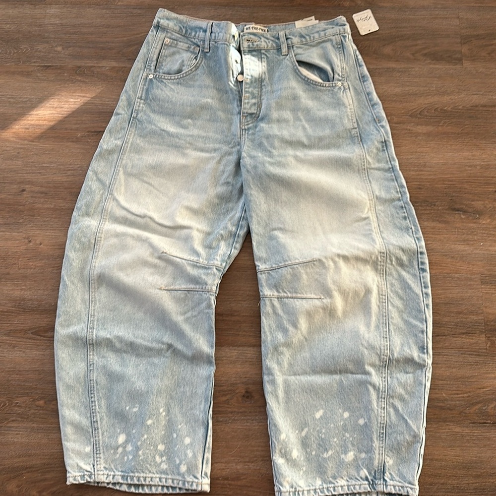 We the Free Mid Rise Barrel Jeans